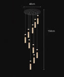 Axyaa LED Ring Pendant Light for Modern Home Decor and Indoor Lighting
