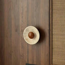 Modern Stone Wood LED Wall Lamp by Axyaa: Personalized Decor for Home Bar, Bedroom, Dining Room
