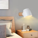 Adjustable Indoor Wall Lamp with E14 Light Source Plug Switch by Axyaa
