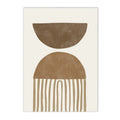 Axyaa Boho Abstract Wall Art Canvas Print Minimalist Living Room Decor