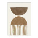 Axyaa Boho Abstract Wall Art Canvas Print Minimalist Living Room Decor