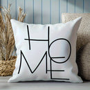 Axyaa Home Printed Pillow Covers, 18x18 Inch - Black & White, Zipper Closure