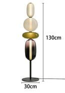 Axyaa Glass Floor Lamp Living Room Bedroom Lollipop Headboard INS Desk Lamp Sofa Ambient Light