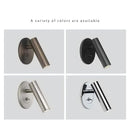 Axyaa Black Copper LED Wall Light with Switch for Hotel Room Bedhead Reading