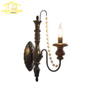 Axyaa Solid Wood Wall Lamp LED E14 for Bedroom, Living Room, Corridor