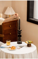 Axyaa Nordic Iron Candlestick Assembly for Romantic Dining Table Decor