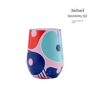 Axyaa Stainless Steel Insulated Eggshell Cup - Red Wine/ Coffee Mug