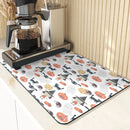 Axyaa Cute Ghost Pattern Coasters and Placemat Set