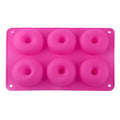 Axyaa Silicone Donut Mold: Non-Stick DIY Baking Pastry Tools for Cakes, Cookies & Chocolates