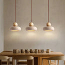 Axyaa Natural Yellow Agate Stone Pendant Light for Bedroom or Restaurant
