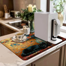Axyaa Vintage Flower Plant Vase Drying Mat Absorbent Non-Slip Placemat