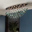 Axyaa Luxury Crystal Chandelier Pendant Light for Living & Dining Room
