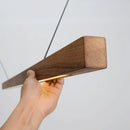 Axyaa Nordic Wood Pendant LED Ceiling Lamp for Home Office Kitchen Dining Room