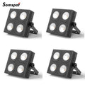 Axyaa Wash Lights 4x12W RGBW LED Par Lights for DJ Disco Party Event