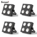 Axyaa Wash Lights 4x12W RGBW LED Par Lights for DJ Disco Party Event