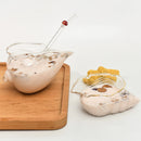 Axyaa Striped Glass Dessert Bowl - Set of 2