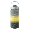 Axyaa Gradient Color Space Kettle Sports Water Bottle with Straw