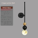 Axyaa Long Rod Marble Wall Lamp for Postmodern Indoor Lighting