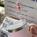 Axyaa Bear Silicone Straw Caps: Cute 10mm Tumbler Toppers