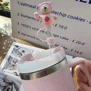 Axyaa Bear Silicone Straw Caps: Cute 10mm Tumbler Toppers