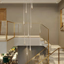 Axyaa Gold Drop Chandelier for Luxury Living Spaces