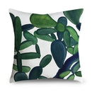 Axyaa Tropical Plant Leaves Pillowcase 45*45cm