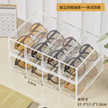 Axyaa Glasses Drawer Storage Box: Transparent Sunglasses Display Case and Stationery Rack.