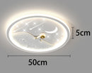 Axyaa Intelligent LED Living Room Ceiling Light for Modern Bedroom Décor
