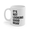 Axyaa Ceramic White Coffee Mug, Black Tea Cup Surprise Gift
