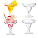 Axyaa Clear Plastic Champagne Martini Whiskey Cocktail Glasses for Wedding Party Bars