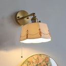 Axyaa Ceramic Brass LED Wall Light Fixture Reading Lamp