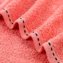 Axyaa Kids Bamboo Towels Set with Cat Embroidery for Home, Hotel, and Travel