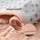 Axyaa Plush Non-slip Fur Mats for Bedroom & Bathroom - Soft, Thicken, Stylish Floor Mat