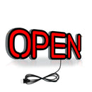 Axyaa LED Open Sign Light USB Interface High Brightness Bar Night Market Business