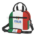 Axyaa Italia Flag Insulated Lunch Bag with Adjustable Strap Thermal Lunch Box