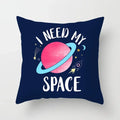 Axyaa Astronaut Theme Polyester Pillowcase Sofa Chair Cover 45x45cm