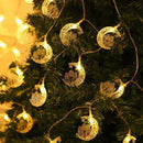Axyaa Moon Star LED String Lights - Ramadan & Eid Home Decoration