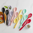 Axyaa Silicone Spoon Set for Kitchen Cooking