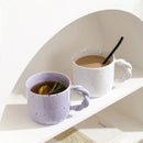 Axya Splash Ink Dots Ceramic Coffee Mugs with Twist Handle