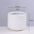 Axyaa Gold Ceramic Succulent Flowerpot Vase Balcony Decor Plant Pots