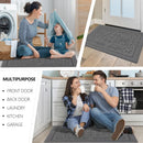 Axyaa Indoor Dirt Trapper Door Mat 36x59, Non-Slip Washable Absorbent Welcome Rug