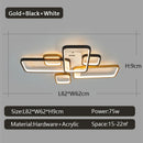 Axyaa Modern LED Chandelier with Remote Control Dimmable Ceiling Light