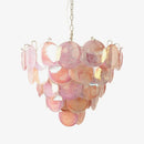Axyaa Multicolour Murano Glass Disc Chandelier - French Atmosphere Pendant Light