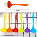 Axyaa Silicone Soup Spoon Ladle 29cm - Non-Stick Large Kitchen Utensil