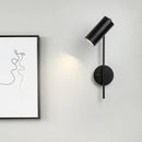 Axya Rotatable Wall Lamp: Modern LED Bedroom Light with Long Pole Switch