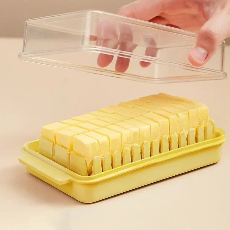 Axyaa Butter Cheese Cutter & Storage Box with Lid for Fresh Keeping in Refrigerator