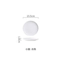 Axyaa Ceramic Western Cuisine Steak and Vegetable Plate Set for Home and Dining