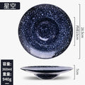 Axyaa Ceramic Tableware Set: Straw Hat, Western, Japanese, Retro Design for Salad & Dessert