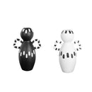Axyaa Striped Handle Resin Flower Vase - Abstract Home Decoration