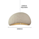 Axyaa Wabi Sabi Scandinavian Pendant Lamp in Green Grey for Living Room